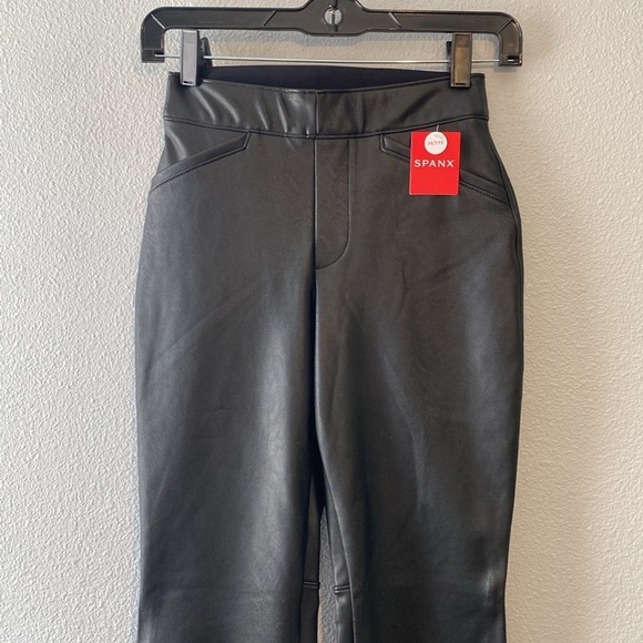 Spanx Leather-Like Flare Pant - Picture 3 of 11